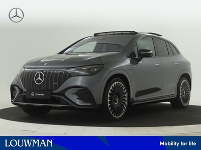 Mercedes-Benz EQE SUV AMG 53 4MATIC 91 kWh | Dashcam | Parkeerpakket met 360°-camera | AMG Nightpakket | Premium Plus | Burmester® 3D-surround sound system | Akoestiekcomfortpakket | Achterasbesturing tot 10° | Sierdelen AMG-carbon | MBUX Hyp