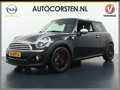 MINI MINI Cooper 1.6 Chili Leer Bi-Xenon Navi Harmon-Kardon-HiFi PDc Mini-Connected Ecc Sport- Stoelen+Spiegels+Voorruit-Verwarmd Sport TCS LMv Breedstralers Priv.Glas VoiceCommand Licht+Regensensor Led 6-bak Top onderhouden ! Chroomline ColourLine Wired Pakket...