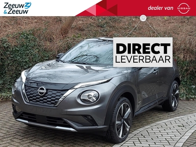 NISSAN JUKE 1.6 Hybrid N-Design | € 4000,- KORTING! | KEYLESS | LICHT & REGEN SENSOR | LEER | CRUISE | CLIMATE | NAVIGATIE |