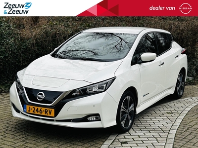 NISSAN LEAF Tekna 40 kWh Demo vraag naar de huidige kilometerstand , | € 2000,- EURO SUBSIDIE MOGELIJK | AUTOMAAT | ADAP.CRUISE | NAVI | APPLE/ANDROID AUTO | CLIMATE | CRUISE | KEYLESS | STUUR & STOEL VERWARMING VOOR & ACHTER |