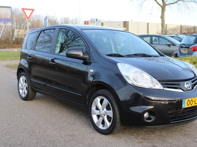 Nissan Note 1.4i 16v 5-DEURS ACENTA-uitv/CLIMA AIRCO/ISOFIX/LM-VELGEN/CRUISECONTROL/NAVIGATIE/NIEUWE APK+ONDERHOUD/NAP/ZEER ZUINIG