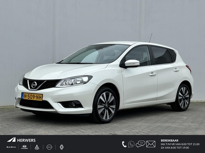 NISSAN PULSAR 1.2 DIG-T Tekna / Trekhaak / Cruise control / Half lederen bekleding / Navigatie / Achteruitrijcamera