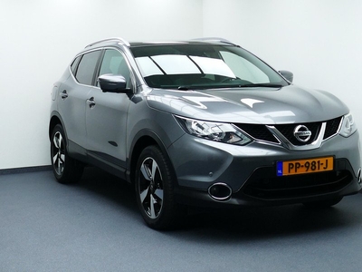 Nissan QASHQAI 1.2 N-Connecta 1-Eig. Panodak, Leer/Alcantara, Stoelverw, 360 Camera, 18