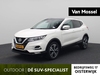 Nissan Qashqai 1.3 DIG-T N-Connecta | PANORAMADAK | NAVIGATIE | APPLE CARPLAY / ANDROID AUTO | ACHTERUITRIJCAMERA | CLIMATE CONTROL | PARKEERSENSOREN | CRUISE CONTROL | LICHTMETALEN VELGEN |