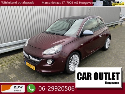 Opel ADAM 1.4 Glam Leer, Clima, Stoelvw, Stuurvw, Pano, CC, PDC v/a, LM, z.g.a.n. APK – Inruil Mogelijk –