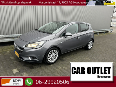 Opel Corsa 1.4-16V Cosmo 5-Drs, Half Leer, A/C, CC, PDC, LM, Trekh, nw. APK – Inruil Mogelijk –