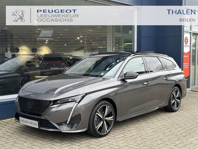 Peugeot 308 SW 1.5 BlueHDi GT 130 PK Automaat | Unieke Uitvoering | Panoramisch Schuif-/Kanteldak | Navigatie | LED Matrix Verlichting | Stoelverwarming | 1500 KG Trekvermogen | Camera | Alcantara bekleding | Adaptieve Cruise Control |