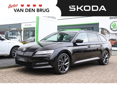 SKODA SUPERB Combi 1.4 TSI iV 218pk AUTOMAAT Sportline Business | Trekhaak | Elektrische voorstoelen incl. geheugen | Stoelverwarming | Achteruitrijcamera