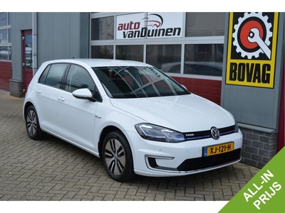 Volkswagen e-Golf e-Golf O.a: Camera, PDC, Led, Clima, ACC, Navi, Etc. All-in prijs!