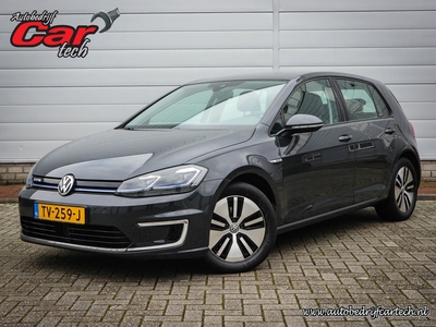 VOLKSWAGEN GOLF e-Golf | Clima | Navi | Cruise | Leer | Warmtepomp | Stoelverwarming | Pdc | Voorruitverwarming |