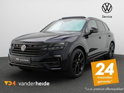 Volkswagen Touareg 3.0 TSi eHybrid 4MOTION R 463PK DSG Panoramadak, trekhaak, 360 gr. camera, leder, NightVision, Dynaudio, Head-up, winterpakket Plus, stoelventilatie/massage, sluithulp, alarm, 22'' lichtmetaal