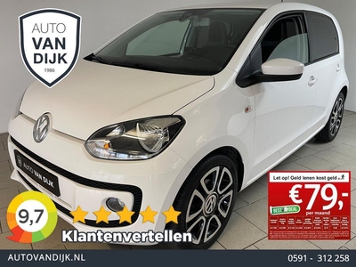 Volkswagen Up! 1.0 High Up! 75PK AIRCO NAVI BLUETOOTH ELEK RAMEN CENT VERG TRIANGLE VELGEN PRIVACYGLAS NIEUWSTAAT