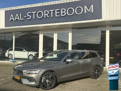 Volvo V60 2.0 T6 Recharge AWD Inscription | LED | Adapt. Cruise | Sportstoelen | Apple Carplay | PDC incl. Camera | Trekhaak