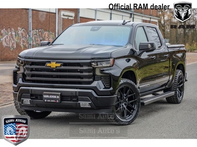 Chevrolet Silverado HIGH COUNTRY | PRIJS MET LPG EN DEKSEL VIRTUAL COCKPIT | BOM VOL | GMC DENALI | DODGE RAM | 6.2 V8 4X4 | GRIJSKENTEKEN | DUBBELE CABINE | PICK UP | DC | 5 PERSOONS | Voorraad Nr 2063 - 58511568 |