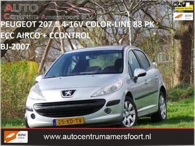 Peugeot 207 1.4-16V Color-line ( INRUIL MOGELIJK )