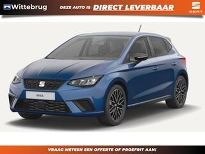 Seat IBIZA 1.0 TSI 4.OH! Edition / 17 inch lichtmetalen velgen / Zwarte dakspoiler / Zwarte side skirts / Stoelverwarming / Full Link / Virtual cockpit / Parkeersensoren achter