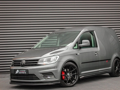 Volkswagen Caddy 2.0 TDI L1H1 187PK JB-EDITION DSG / SIDE BARS / NAVIGATIE / TREKHAAK / LEDEREN BEKLEDING / NIEUWSTAAT / 177DKM