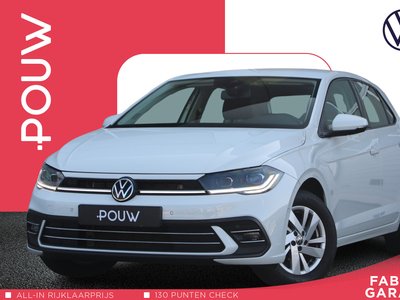 VOLKSWAGEN POLO 1.0 TSI 95pk DSG Style PRIVATE LEASE VANAF € 659,- P.M.* | App Connect | Stoelverwarming | Parkeersensoren