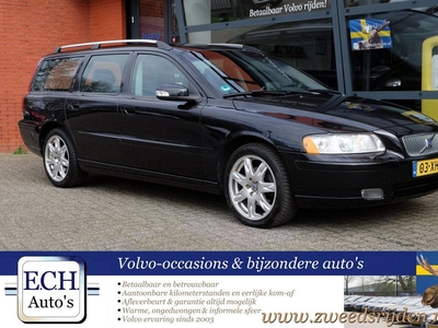 Volvo V70 2.4 140 pk LPG-G3 Edition Sport, Leer, Xenon, Navi