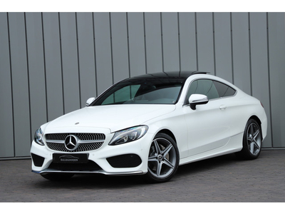 Mercedes-Benz C-Klasse Coupe 180 AMG Aut7 Panoramadak Stoelverw. Pdc Led 2018.