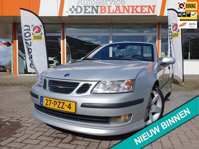 Saab 9-3 Cabrio 2.0T 210 PK Aero BJ.2004 / Leder / Stoelverwarming / Navi / Pdc / Topuitvoering !!