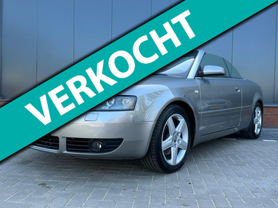 Audi A4 Cabriolet 2.4 V6 Exclusive (12 mnd BOVAG garantie)