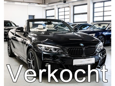 BMW 2 Serie Cabrio 230iA M-SPORT ** ADAPT. LED, NAVI+, IVORY LEDER, 18-inch LMV, CAMERA, DRIV. ASS ** 1e EIG - Slechts 28.678km ** ** INFORMEER OOK NAAR ONZE AANTREKKELIJKE FINANCIAL-LEASE TARIEVEN **