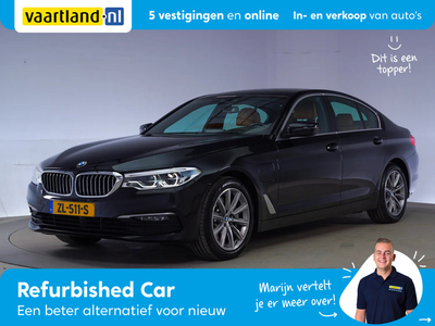 BMW 5 Serie 530e High Executive [ Leder Comfortzetels Navi prof. ]