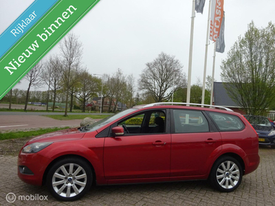 Ford Focus Wagon 1.6 Ghia '08 Clima|Cruise|Navi|LM wielen!