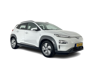 Hyundai KONA EV Premium 64 kWh (INCL-BTW) *VOLLEDER | HUD | FULL-LED | NAVI-FULLMAP | DAB | ADAPTIVE-CRUISE | KEYLESS | CAMERA | BLIND-SPOT | LANE-ASSIST | ECC | PDC | VIRTUAL-COCKPIT | COMFORT-SEATS | 18