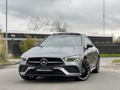 Mercedes CLA-klasse 250 e AMG CLA250e Coupe Panoramadak|Burmester®|Sfeerverlichting|Camera|Night pakket