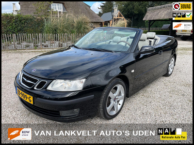 Saab 9-3 Cabrio 1.8t Linear leder, airco, trekhaak