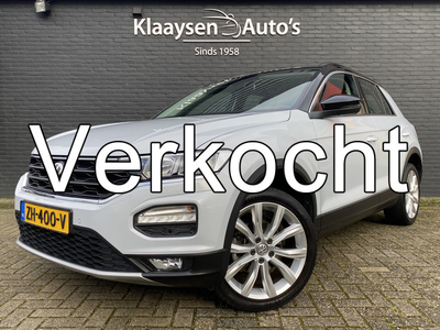 Volkswagen T-Roc 1.0 TSI Style 116 pk | 1e eigenaar | digitale cockpit | navigatie | two tone wit/zwart | adaptieve cruise | carplay