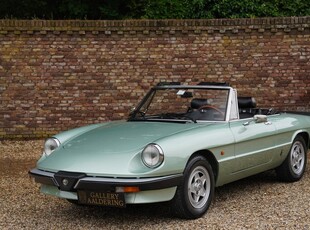 Alfa Romeo Spider 2.0 One owner example!! Bodywork and interior in excellent condition, Picked up in 1986 by the 1st owner at an Alfa Romeo dealer in Italy, Very solid and rust free, This 1986 example is a Series 3 