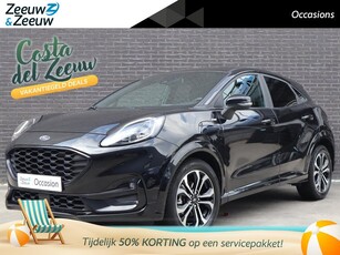 Ford Puma 1.0 EcoBoost Hybrid ST-Line 125pk | Stoel- stuur en voorruitverwarming | Afneembare trekhaak | Parkeer sensoren | All season banden