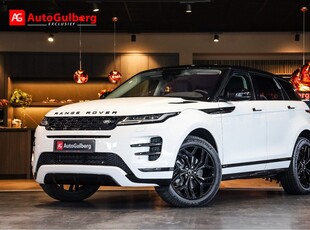 Land Rover Range Rover Evoque 2.0 P250 AWD R-Dynamic HSE Black Narvik Exterieur Pakket, Comfort Seats To-Tone 14 Weg in Leder Eclips Ebony/ zwart met Memory,