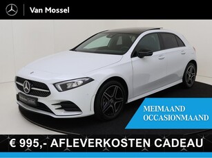 Mercedes-Benz A-klasse 250 e AMG Line | NIGHT PAKKET | PANORAMA-SCHUIFDAK | STOELVERWARMING | DIGITAAL WIT | AUGMENTED REALITY | DODEHOEK-ASSISTENT | SFEERVERLICHTING | ACHTERUITRIJCAMERA |