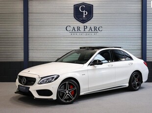 Mercedes-Benz C-klasse 450 / 43 AMG 4MATIC LED/SFEER/PANORAMADAK/LEER+S.VERWARMING/360/18