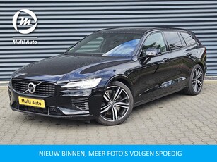 Volvo V60 T6 Recharge AWD R-Design Plug In Hybrid PHEV | Panodak | Adaptive Cruise | Head Up | Sportstoelen memory | 360 Camera | Harman Kardon | Pilotassist |