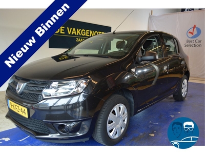 Dacia Sandero 0.9 TCe Ambiance AIRCO CENTRVERGR ELECRAAM AUDIO/AUX/USB elecraam isofix mooie ruime 4-drs van 2e eigenaar met auto pas 100 % ONDERHOUDEN