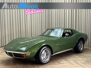 Chevrolet Corvette Targa *Elkhart Green* Matching Numbers / 4-Speed MANUAL / 1972 / Chroom bumper / 5.7 V8