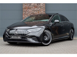 Mercedes-Benz EQE AMG 53 4-MATIC+ Premium+ 91 kWh | Hyperscreen | Airmatic | Achterasbesturing | Distronic+ | Memory | Massage | Stoelverwarming-/ventilatie | Leder | Panoramadak | Surround Camera | HUD | Digital Light |