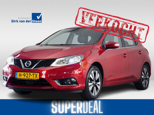 Nissan Pulsar 1.2 DIG-T Tekna | Dodehoekdetectie | 360° Camera | Stoelverwarming | Cruise Control | Navigatie | Bluetooth | DAB |