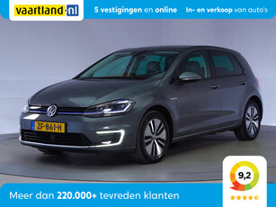 Volkswagen e-Golf Warmtepomp [ Leder LED Navi Stoelverwarming Clima]