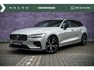 Volvo V60 2.0 T6 Recharge AWD R-Design | Trekhaak | Panoramadak | Head-up | 360 Camera | Adapt.Cruise | harman/kardon | Dab+ | Getint glas