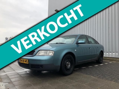 Audi A6 1.8 5V Advance alle soorten autos gezocht !!!