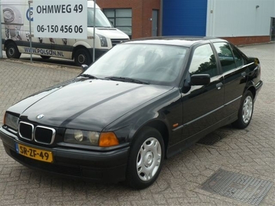 BMW 3-SERIE 318i,bj.98,zwart,climate,nieuwe APK en NAP