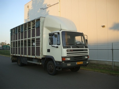 Daf 45 / 150 Turbo / Vee en Paarden vervoer (Verkocht!!!)