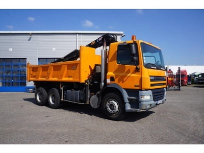 DAF CF85-380 6X4 Tipper + Crane (bj 2005)