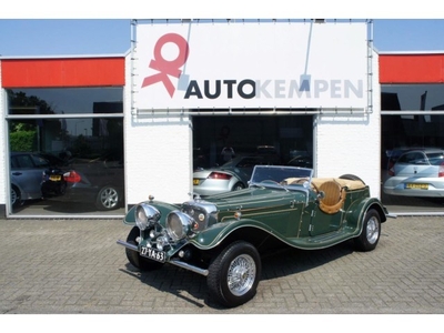 Jaguar SS 100 REPLICA, AUTOMAAT, UNIEKE AUTO, LEDER